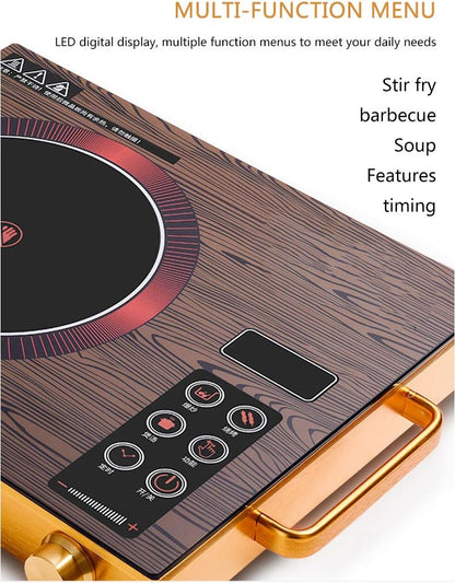 3500W Induction Hob, Portable Electric Induction Plate Techmanistan