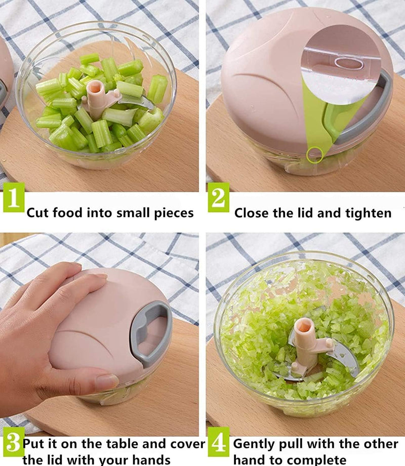 Manual Pull String Food Chopper