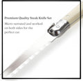 Stainless Steel Serrated Blade Steak Knife – Laguiole Style