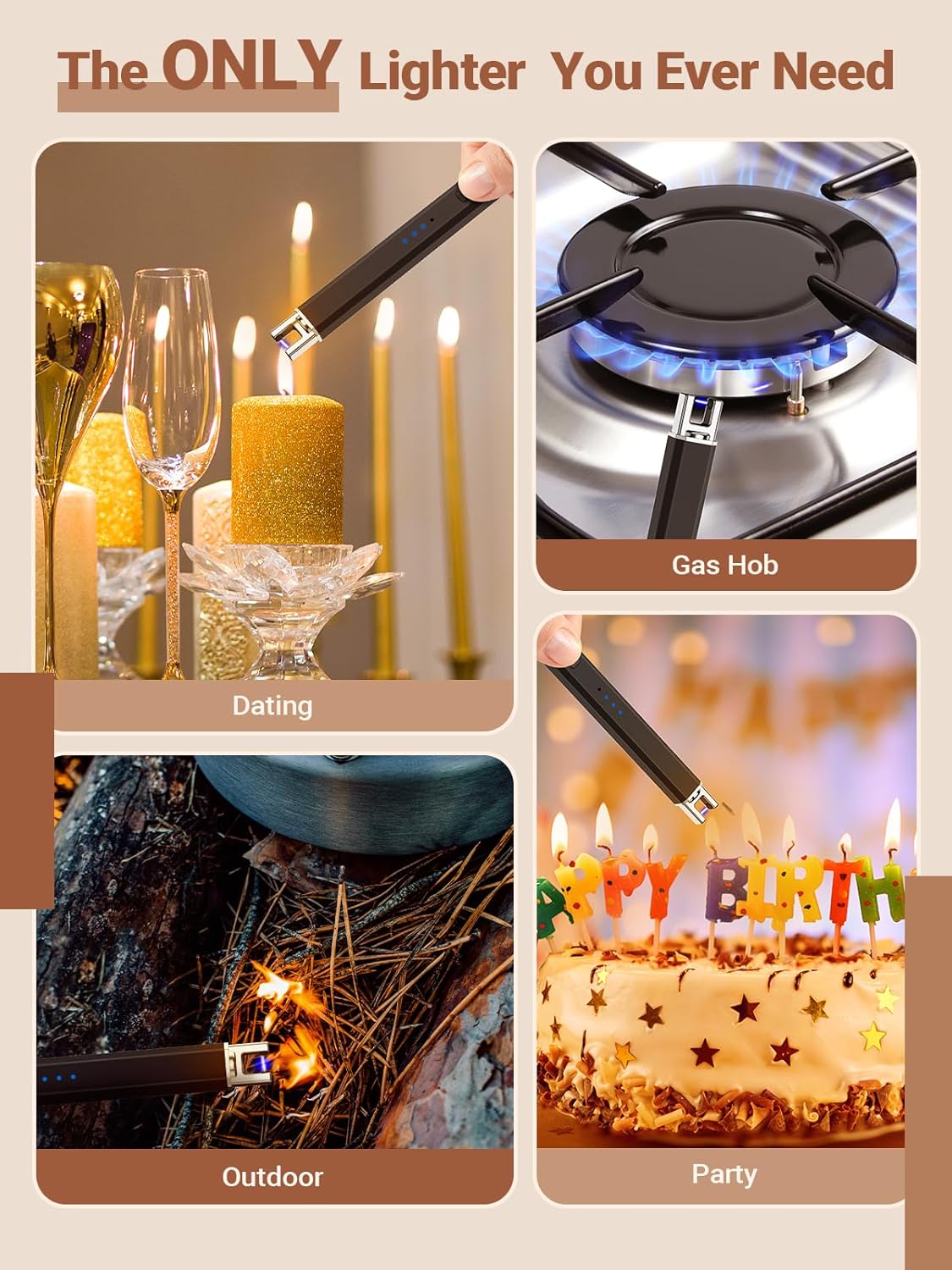 USB Rechargeable Flameless Arc Lighter Techmanistan