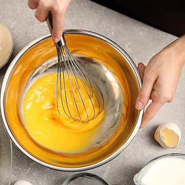 Stainless Steel Whisk For Blending, Whisking, Beating And Stirring