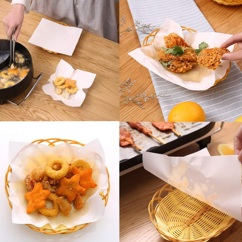 20Pcs Oil Absorbing Papers | 20cm – Food-Grade Grease Filter