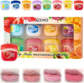 Fruity Lip Balm Set, 8 Fruit Flavors