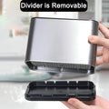 4 Compartment Cutlery Holder with Draining Tray
