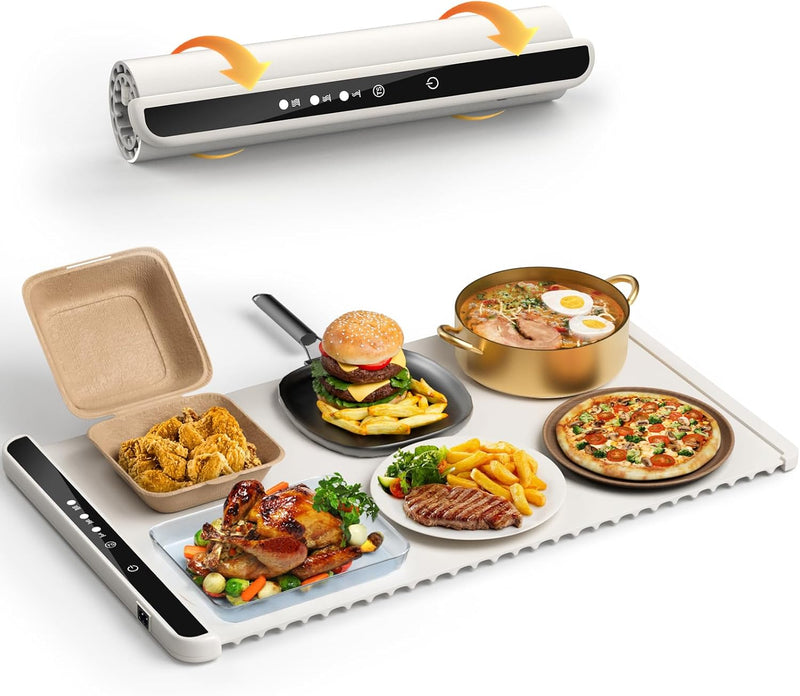 Electric Warming Tray, Full Surface Quick Heating Food Warming Mat for Food