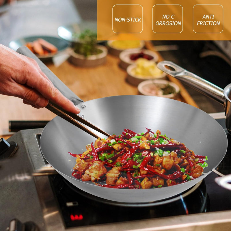 Stainless Steel Wok Pan Stir Fry Pan