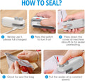 Rechargeable Mini Sealing Machine | 2-in-1 Bag Sealer & Cutter