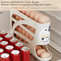4Tier Eggs Dispenser, Egg Rolling Fridge Organizer