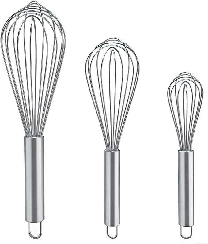 Stainless Steel Whisk For Blending, Whisking, Beating And Stirring