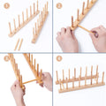 Bamboo Dish Drying Rack, 7 Slots