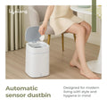 Automatic Motion-Sensor Dustbin with Slow Descent & One-Touch Operation – 5L