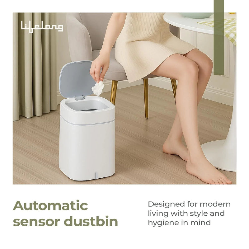 Automatic Motion-Sensor Dustbin with Slow Descent & One-Touch Operation – 5L