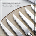 Stainless Steel Serrated Blade Steak Knife – Laguiole Style
