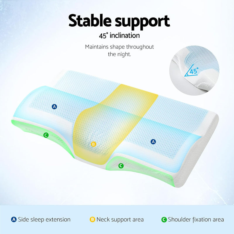 Cooling Sensation Memory Foam Gel Pillow