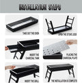 Large Foldable Charcoal BBQ Grill – Portable Outdoor Barbecue