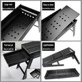 Large Foldable Charcoal BBQ Grill – Portable Outdoor Barbecue