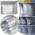 Reusable Aluminium Foil Food Storage Bags with Zip Lock — 10 Piece