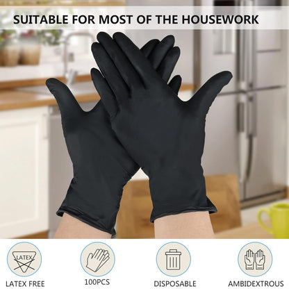Pack of 100 - Vinyl Disposable Gloves Techmanistan