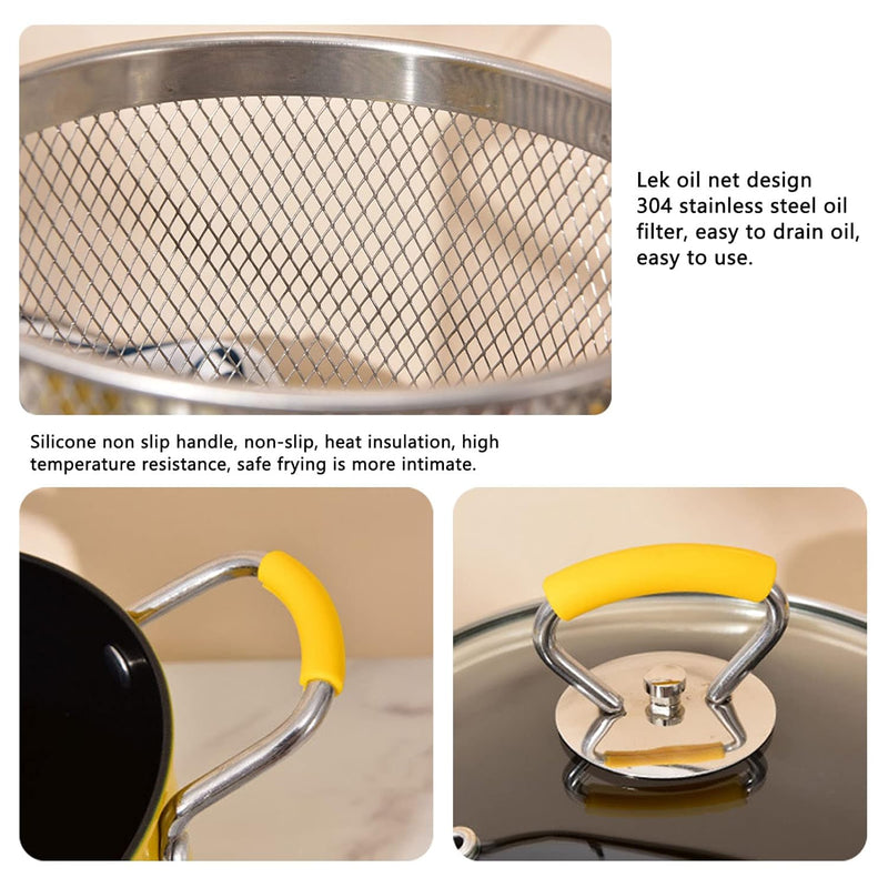 3L Frying Pot, Japanese Tempura Deep Fryer Pot