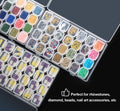 28-Compartment Transparent Plastic Storage Box With Lid | Jewelry Box