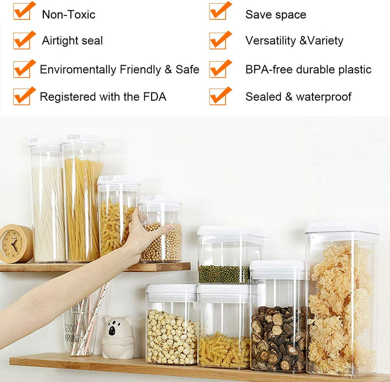 3 PCS Airtight Food Storage Container with Lids