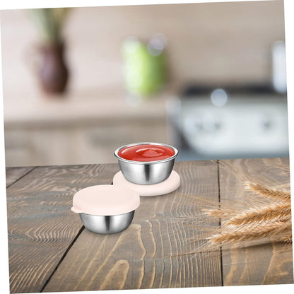 3 Compartment Lunch Box + 2 Condiment Cups