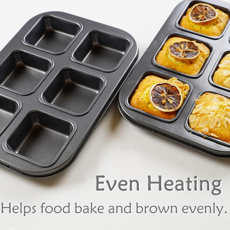 Mini Brownie Bar Baking Pan – Non-Stick, Easy Cleanup