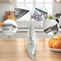 Reusable Aluminium Foil Food Storage Bags with Zip Lock — 10 Piece