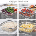 Stainless Steel Drainage Strainer Storage Basket Colander