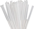 Pack of 50 Disposable Bubble Tea Straws — Clear Wide Boba Straws