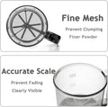 Handheld Plastic Flour Shaker Mesh Flour Sifter