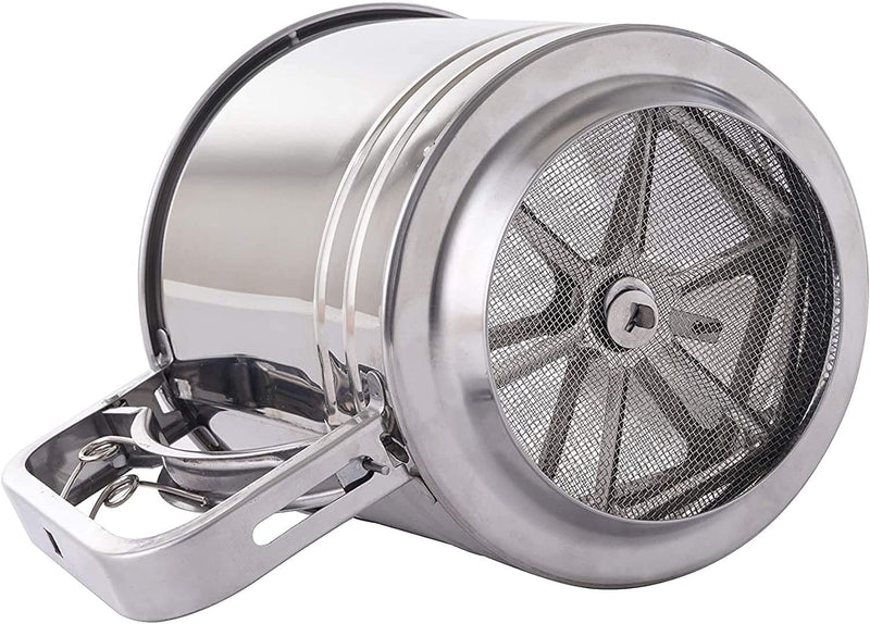 Double Screen Stainless Steel Flour Sifter Cup