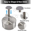 Stainless Steel Burger Press | 304 Food-Grade Burger Patty Maker