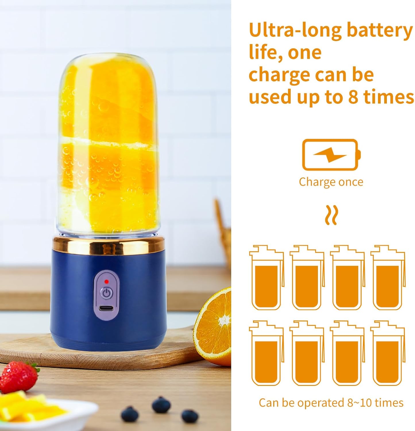 Portable Rechargeable Juicer Blender Cup