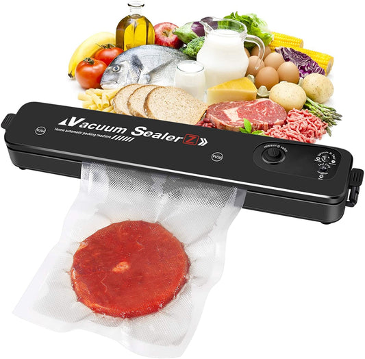 Vacuum Sealer, Food Sealer for Food Preservation, Automatic Bags Mouth Sealing Machine My Store