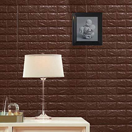 Pack of 4 - 3D Brick Wall Stickers Techmanistan