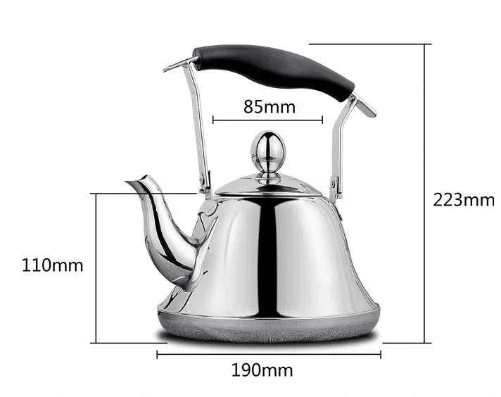 2L Capacity Stove Top Whistling Kettle Tea Pot