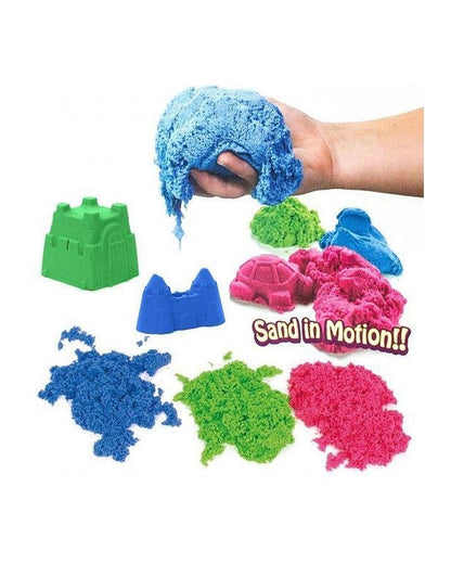 Pack of 4 - Assorted Color Kinetic Sand with FREE Molds My Store