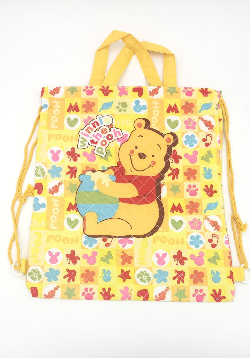 Pooh Drawstring and Handle Bag.