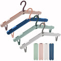 Portable Folding Clothes Hangers with Slots Folding Travel Hanger