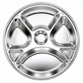 Stainless Steel 7-Compartment Plate