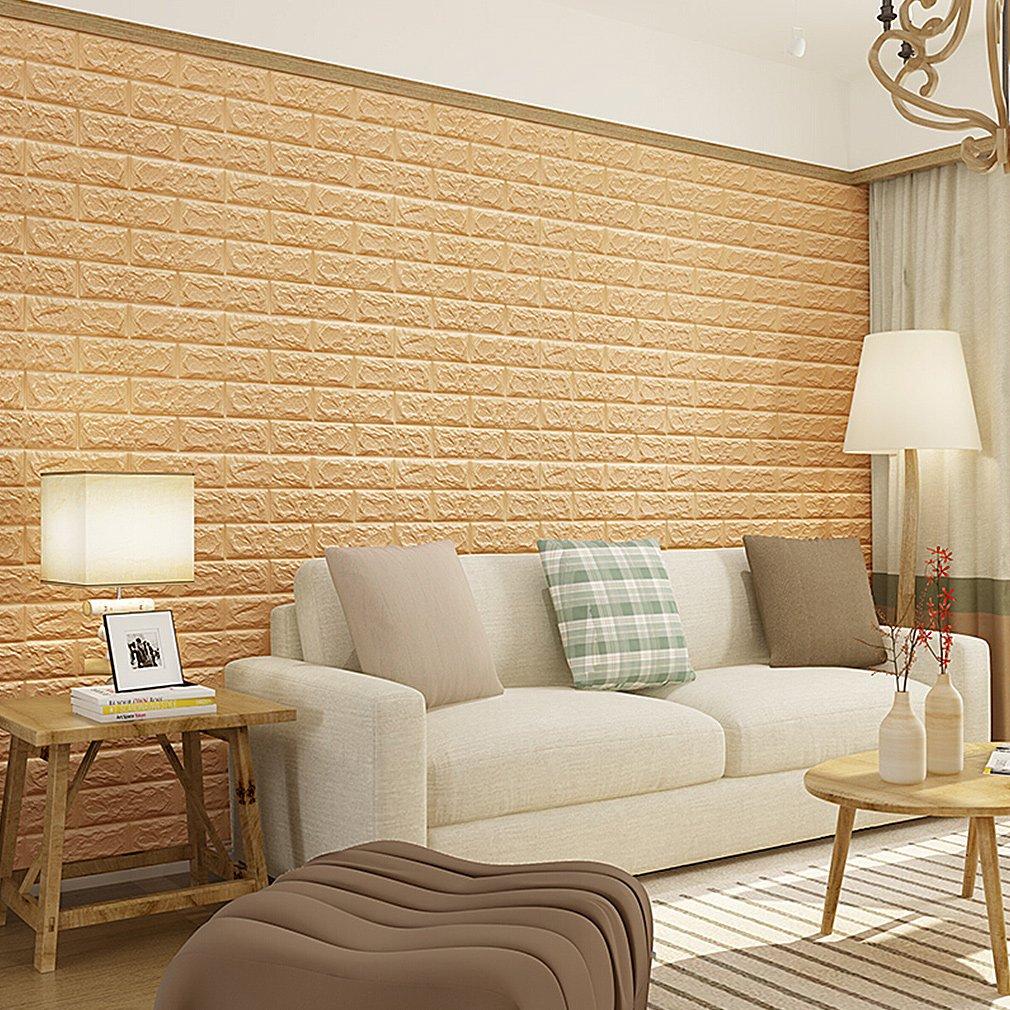 Pack of 4 - 3D Brick Wall Stickers Techmanistan