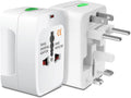 Surge Protector All in One Universal Worldwide Travel Wall Charger Adapter AC Power AU UK US EU Conversion Plug Adaptor My Store