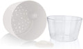 Indoor Plastic Self Watering Flower Pot With Cotton Rope & Container For Water My Store