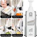 5in1 - Adjustable Mandoliner Safe Slicer--Techmanistan-Techmanistan