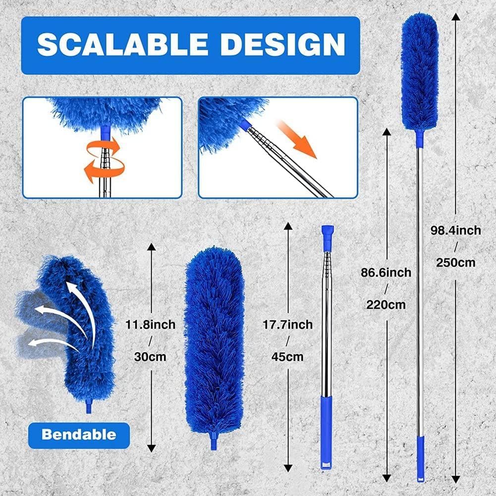 8 - Feet Extendable Fan Cleaning Brush - Techmanistan in Pakistan