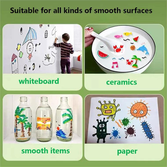 8 Pcs Magical Water Floating Pen Set - Techmanistan in Pakistan