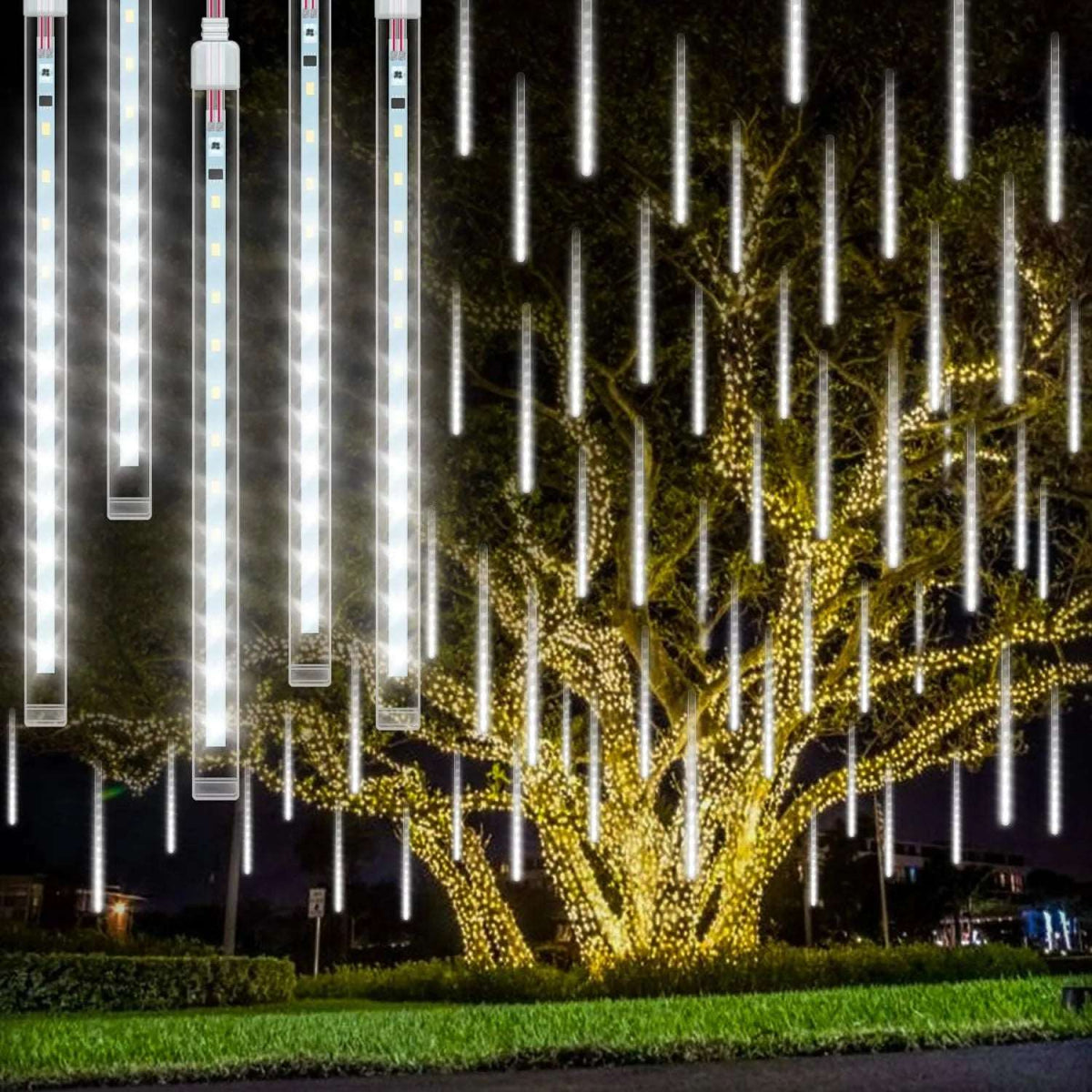 8 Tubes 30cm Meteor Shower Lights - Techmanistan in Pakistan