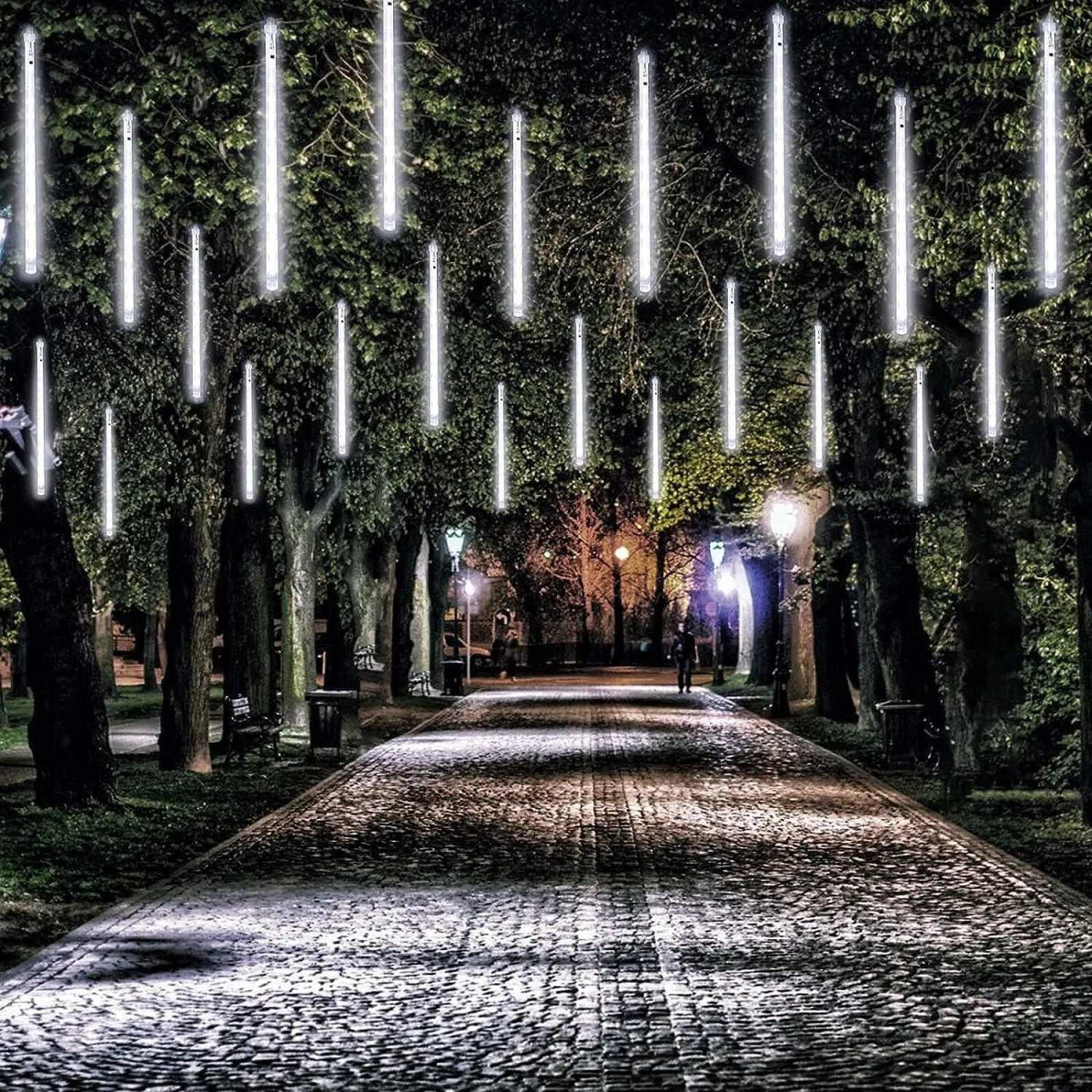 8 Tubes 30cm Meteor Shower Lights - Techmanistan in Pakistan