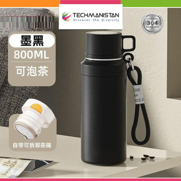 800ml Vacuum Insulated Stainless Steel Sports Water Bottle - Techmanistan in Pakistan
